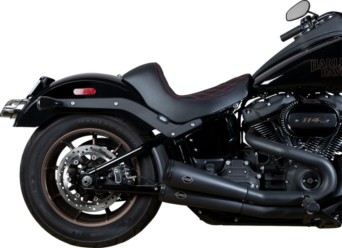 Drag Specialties Seats Seat Solo Dd R Vnyl St18+ Seat Solo - Double Di