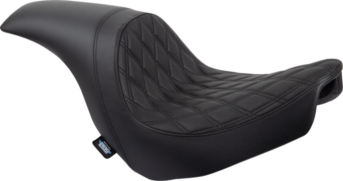 Drag Specialties Seats Predator Seat - Double Diamond W/ Black Sitchin