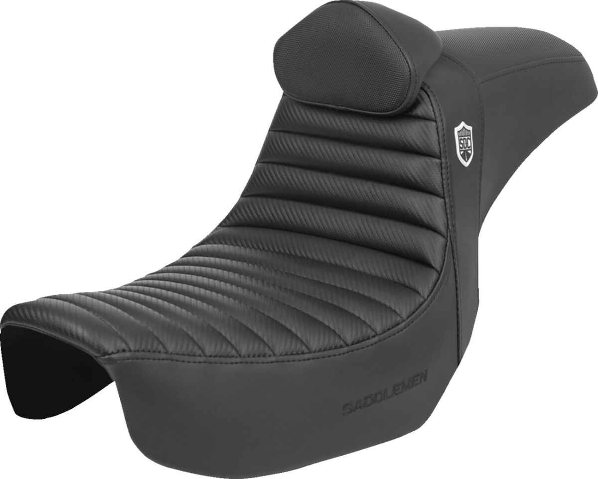 Saddlemen Seat Sdc Tr Cf And Gripper W/Br Seat Pro Serie Sdc Fxd 06-17