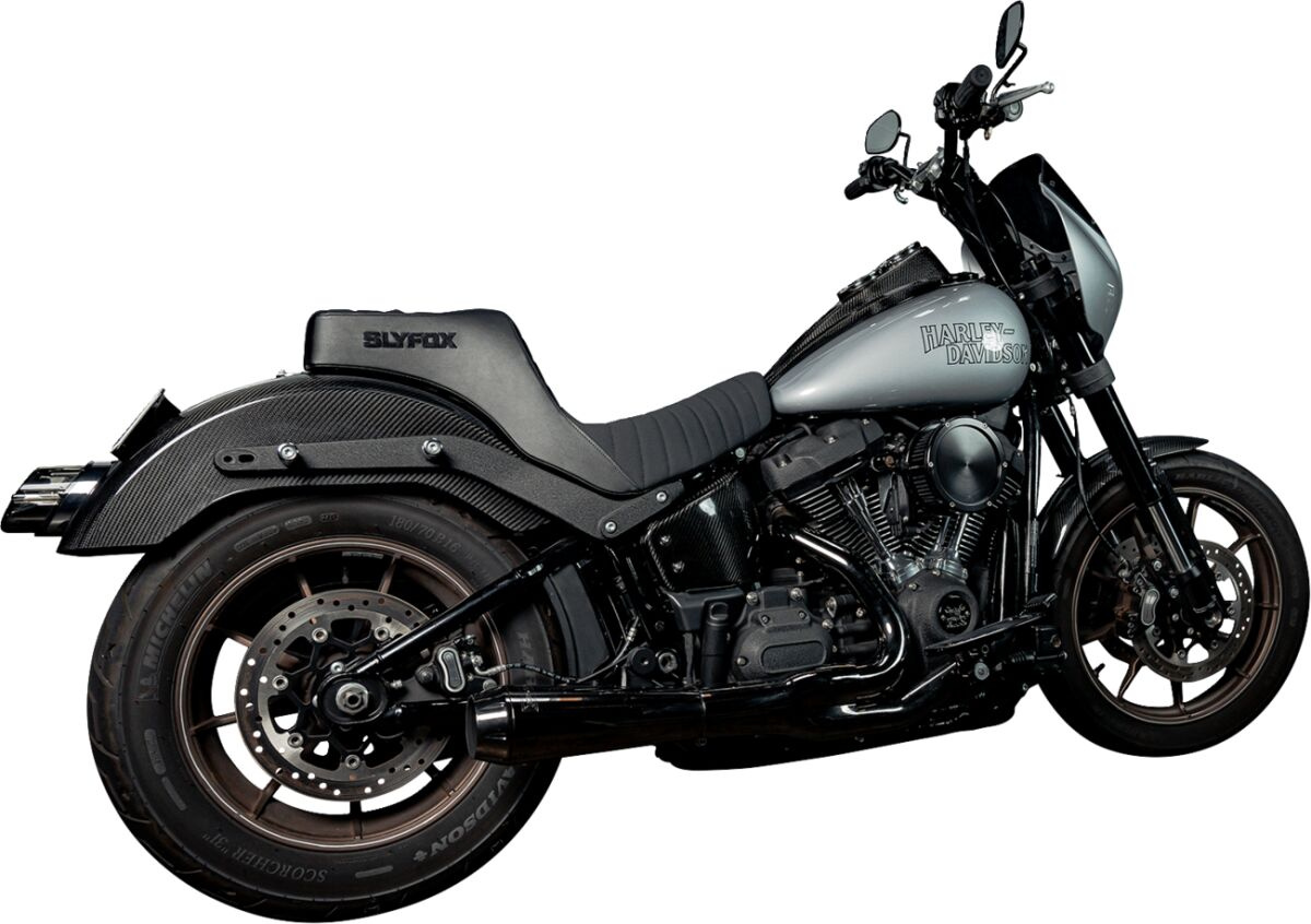 Slyfox Highnoon Seat - Vinyl - Black Logo - Fl Seat Highnoon 2Up Black