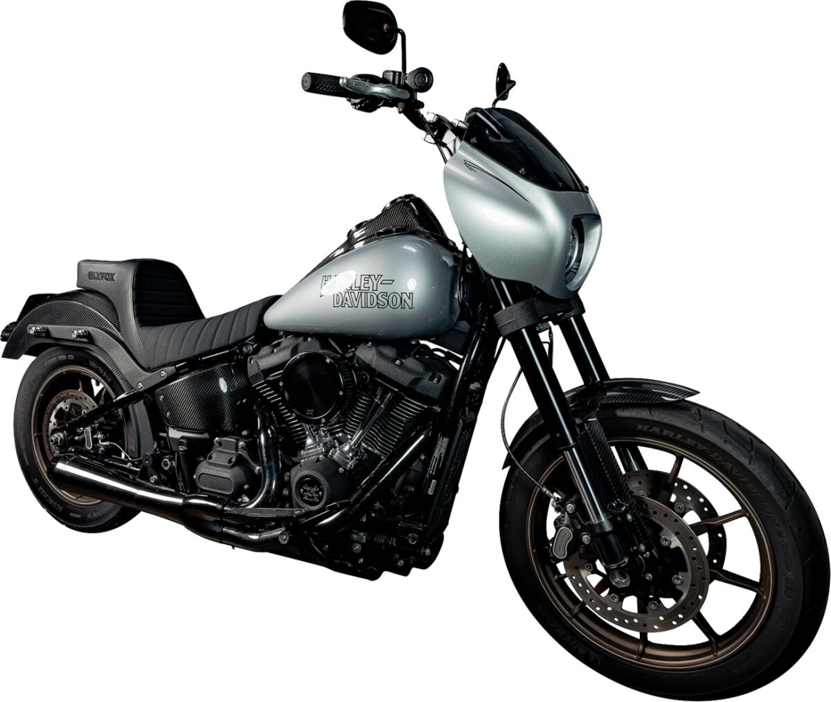 Slyfox Highnoon Seat - Vinyl - Black Logo - Fl Seat Highnoon 2Up Black