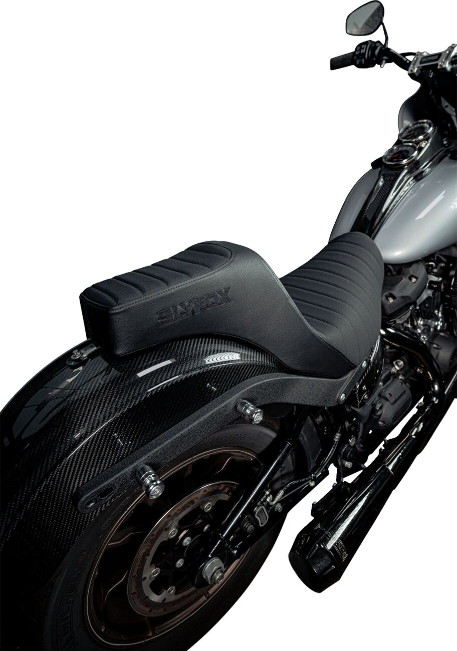 Slyfox Highnoon Seat - Vinyl - Black Logo - Fl Seat Highnoon 2Up Black