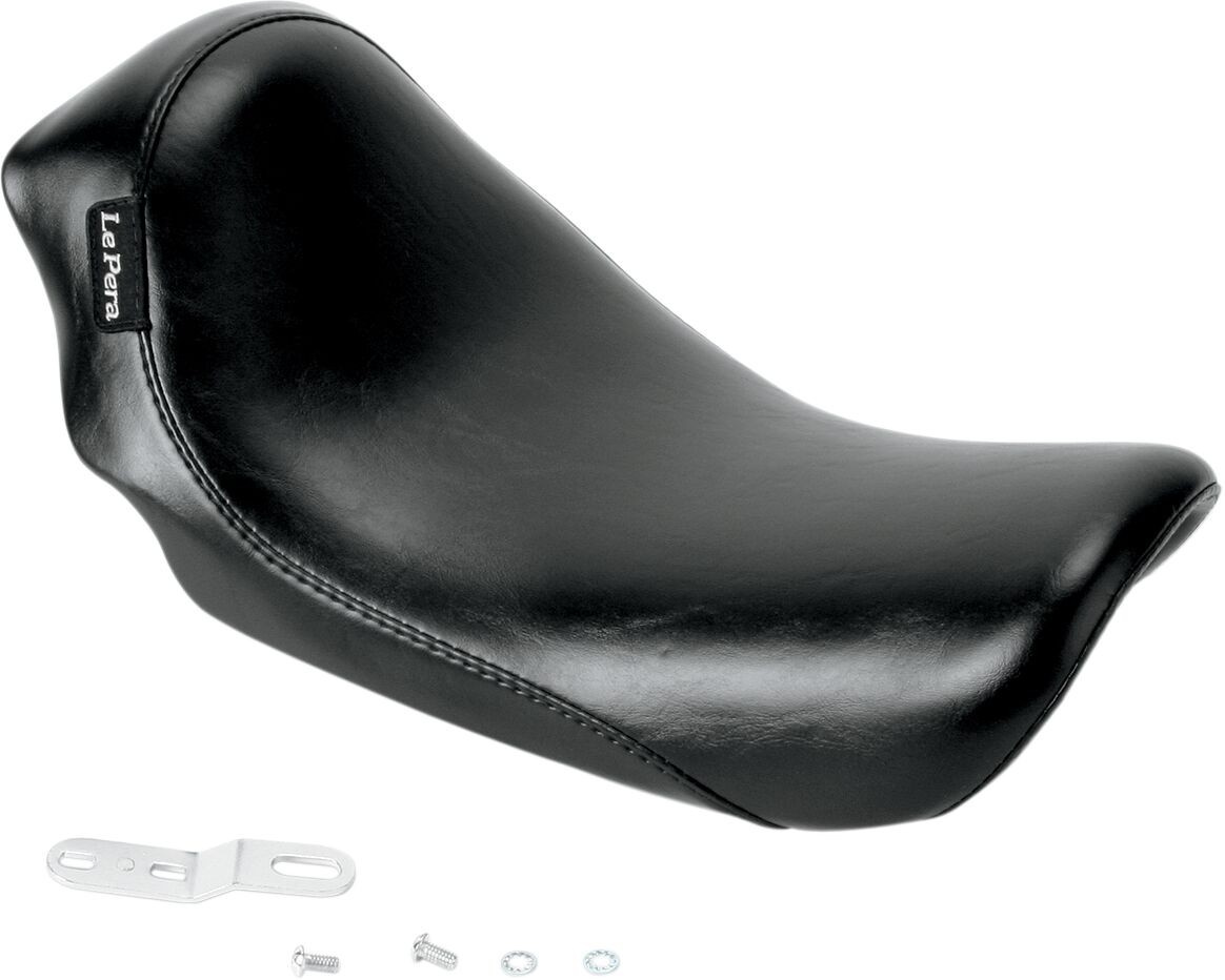 Le Pera Seat Silhouette Solo Smooth Black Seat Silh Solo 06-17 Dyna