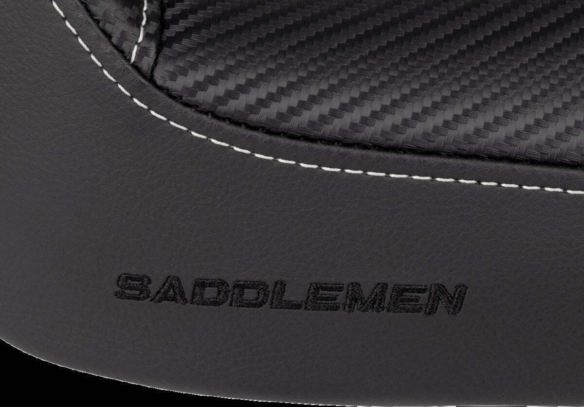Saddlemen Solo Seat Dominator Front Vinyl|Saddlegel�?�|Gel Channel�?�