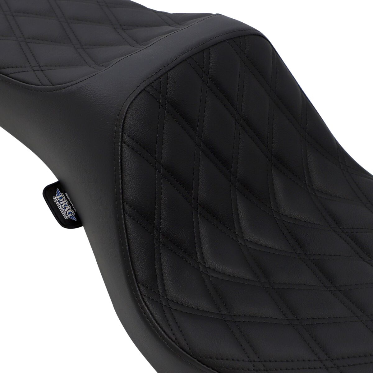 Drag Specialties Seats Seat Predator Iii Double Diamond Black/Black Se