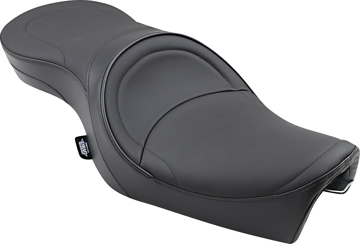 Drag Specialties Seats Seat Low-Profile Touring Rear 2-Up Vinyl Black