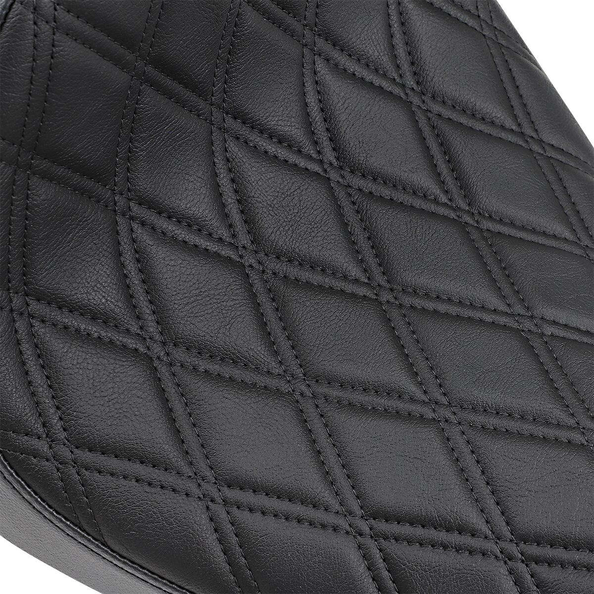 Drag Specialties Seats Seat Solo Cafe` Diamond Style Black Seat Cafe S