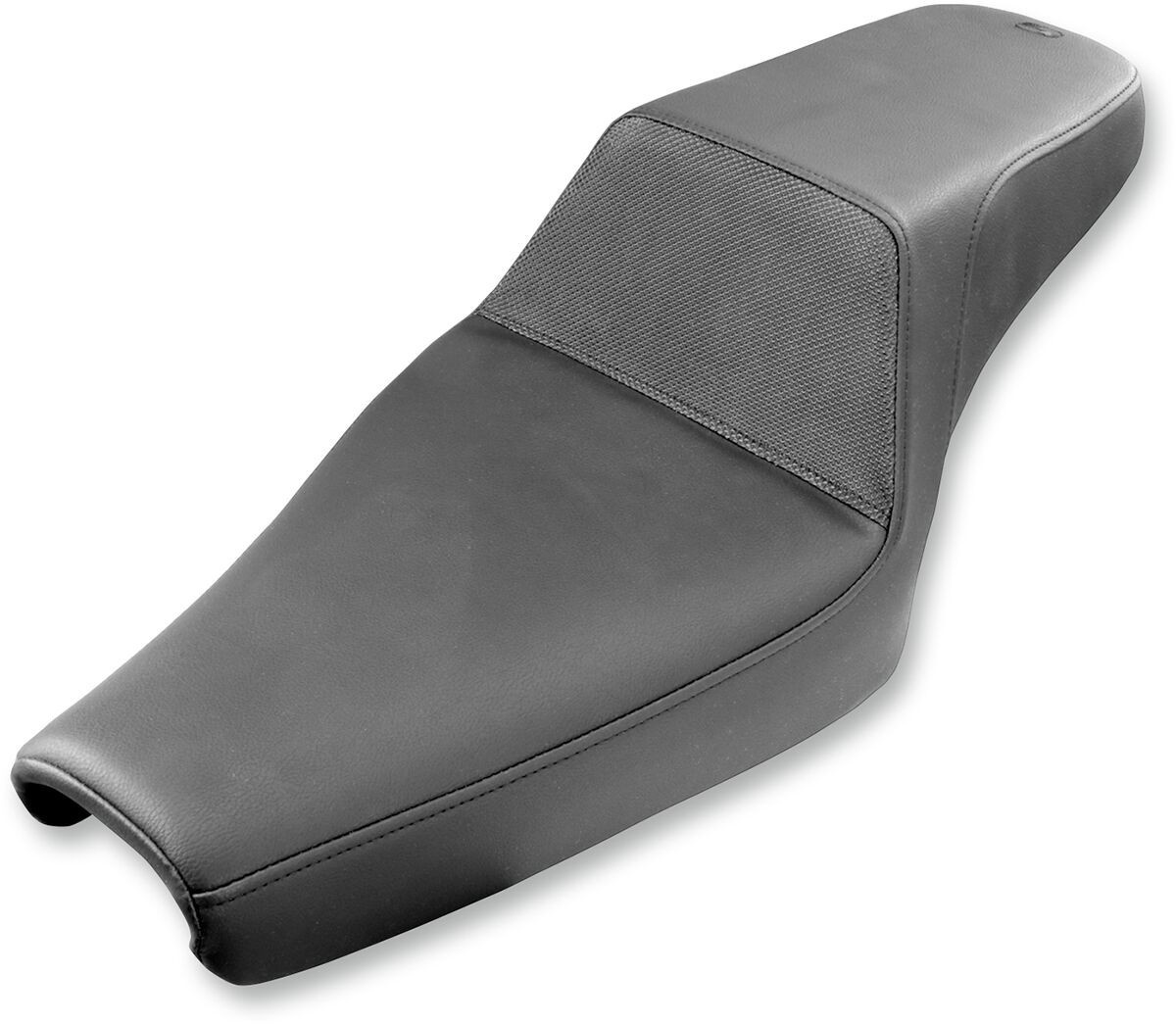 Saddlemen 2-Up Seat Step Up Front|Rear Vinyl|Saddlegel�?� Black Seat S