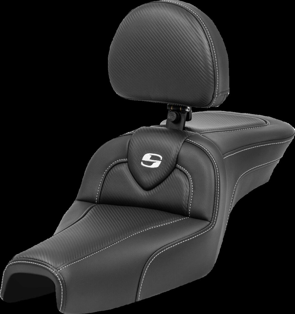 Saddlemen Seat Roadsofa Cf W/ Backrest Seat Roadsofa Cf W/ Backrest