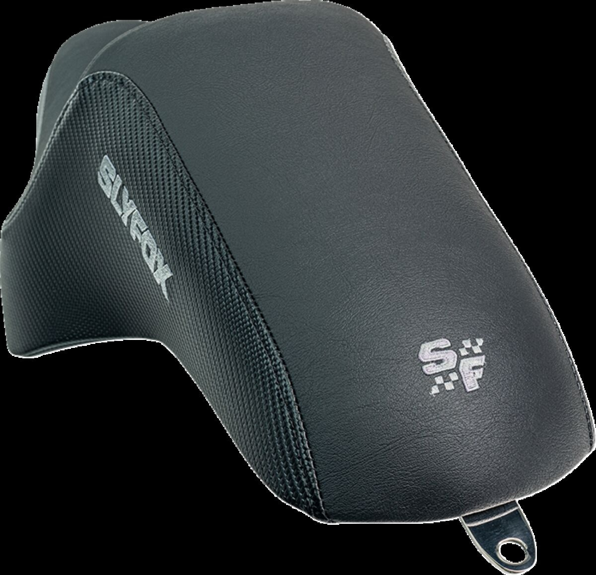 Slyfox Seat Slyfox Blk Vinyl W/Slipstp Smooth Cf Gry Logo Xl 04-22 Sea