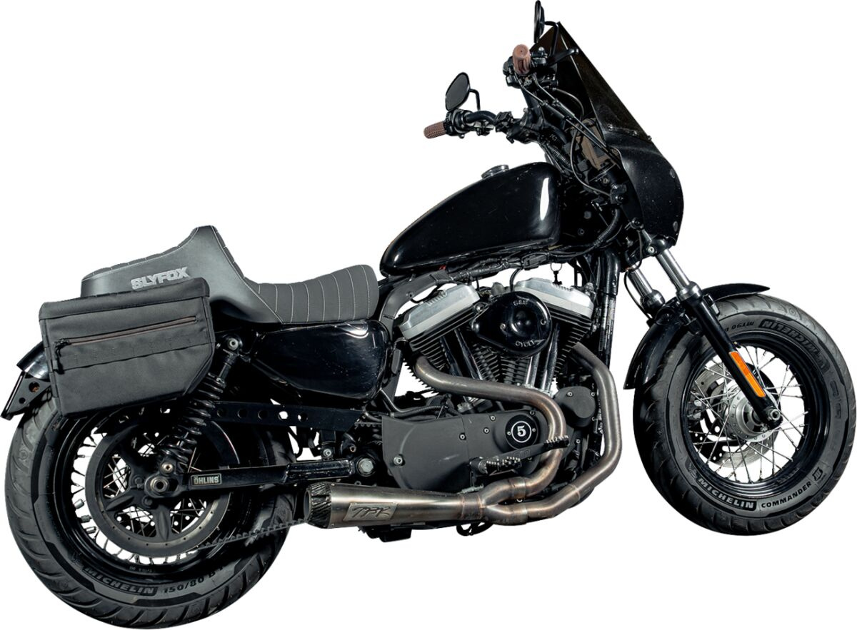 Slyfox Highnoon Seat - Vinyl - Classic Stitch - Silver Logo - Xl Seat