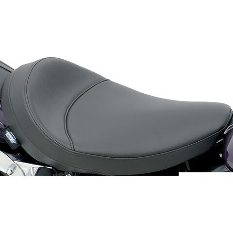 Drag Specialties Seats Seat Solo Front Wide Vinyl Black Seat Solo Sm F