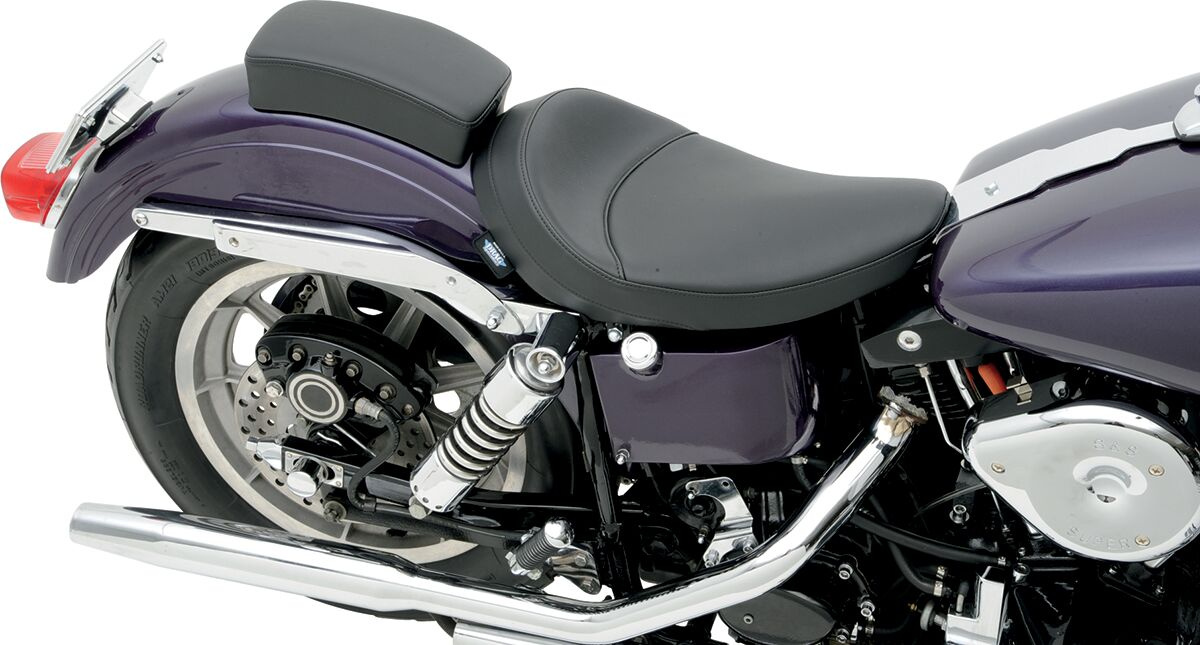 Drag Specialties Seats Seat Solo Front Wide Vinyl Black Seat Solo Sm F