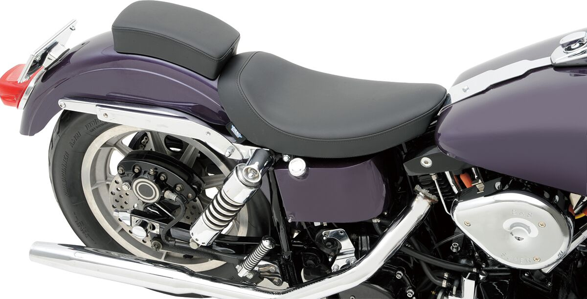 Drag Specialties Seats Seat Solo Front Low Profile Vinyl Black Seat So