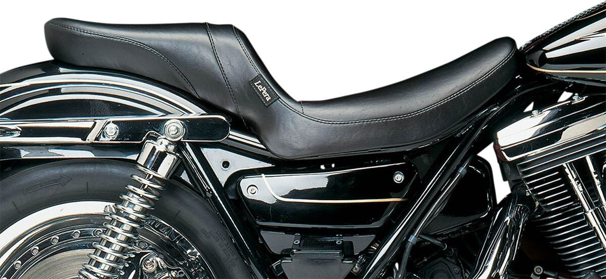 Le Pera Seat Daytona 2-Up Smooth Black Seat Daytona Smth Fxr 2Up