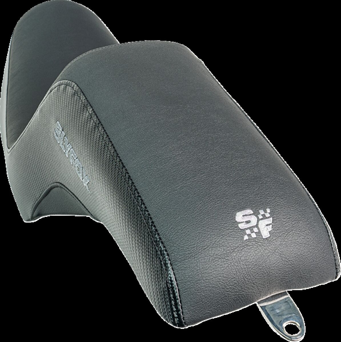 Slyfox Slyfox Seat - Gray Logo - Smooth Vinyl - Fxr Seat Slyfox Black