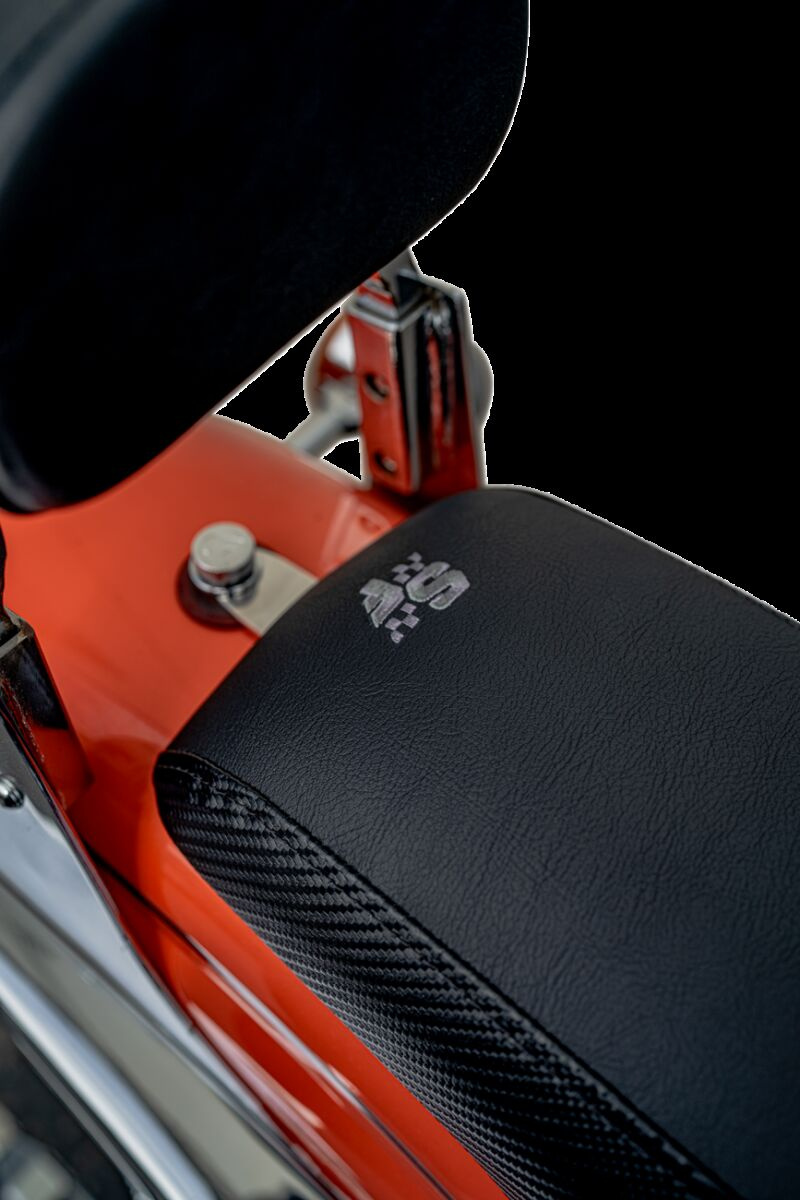 Slyfox Slyfox Seat - Gray Logo - Smooth Vinyl - Fxr Seat Slyfox Black