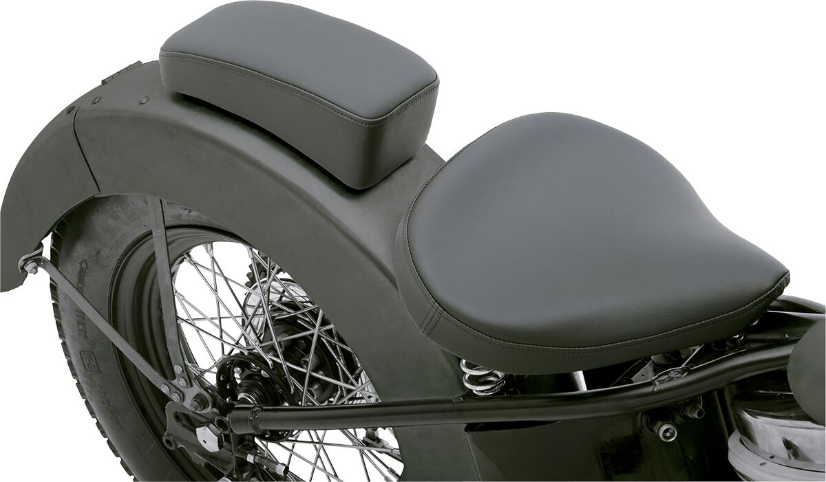 Drag Specialties Seats Pillion Pad Spring Solo Large Rear Solo Leather