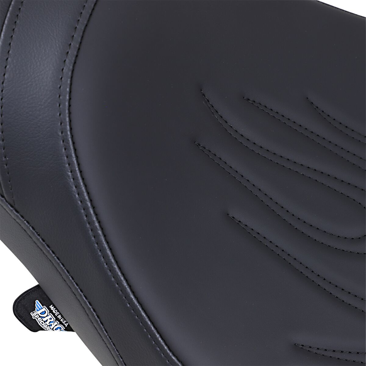 Drag Specialties Seats Seat Predator Front Smooth Solar-Reflective Lea