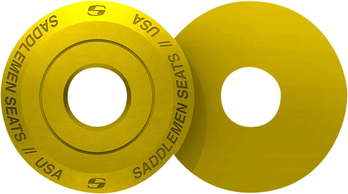 Saddlemen  Seat Fender Washer Yellow
