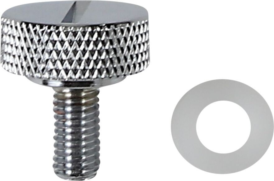 Drag Specialties Seat Knob Chm Slot 1/4-28 Seat Knob Chm Slot 1/4-28