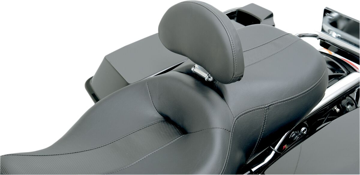 Drag Specialties Seats Backrest Small Front Ez Glide Leather Black Bac