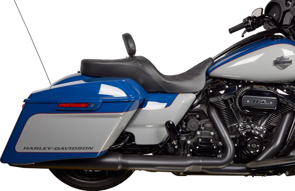 Drag Specialties Seats Ez Glide Ii Backrest - Small - Vinyl - Double D