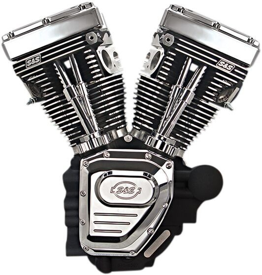 S&S Cycle  Engine T124Lc Blk 07-16Fl
