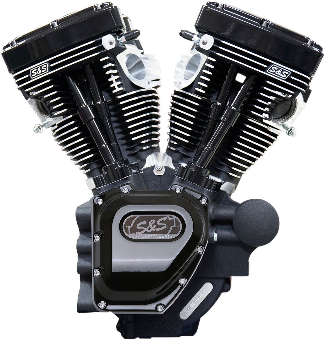 S&S Cycle  Engine T124Lclb Blk 07-16