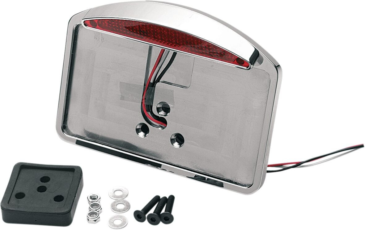 Drag Specialties Taillight Led With License Backing Plate Led Licen Ba