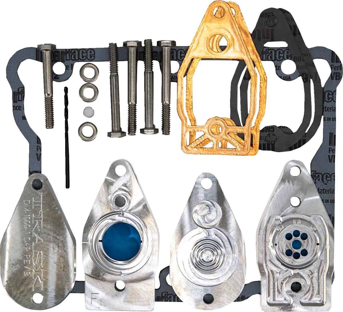 Trask Breather Kit Mystfree� Aluminum Chrome, Gold Breather Kit Big T