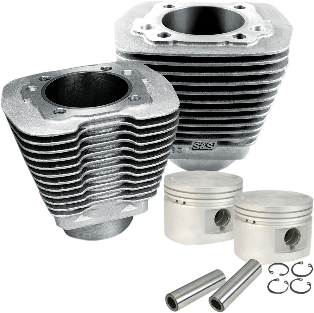 S&S Cycle Cylinder & Piston Kit Natural Cylinder/Pstn Kt 84-99Nat