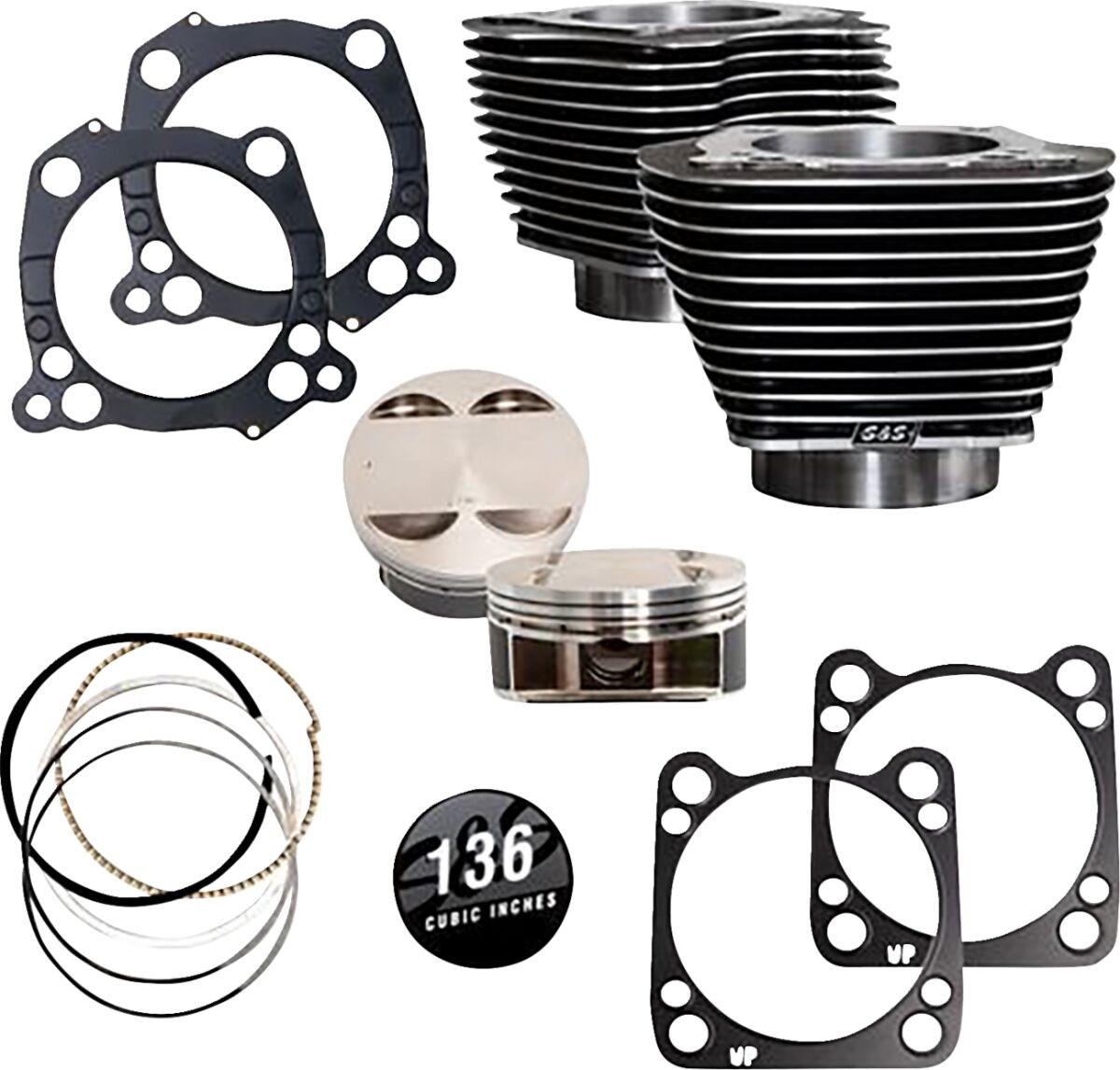 S&S Cycle Cylinder Kit 136