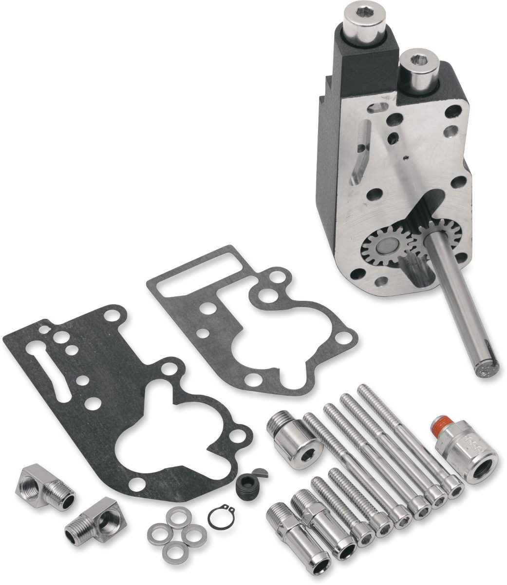 Jims Billet Oil Pump Flow Pro 1 Black Billet Oil Pump 92-99 Bt