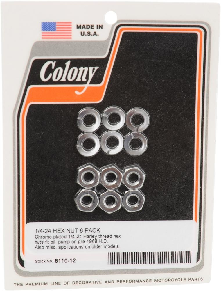 Colony Nut Kit Oil Pump 36-67Chr Nut Kit Oil Pump 36-67Chr