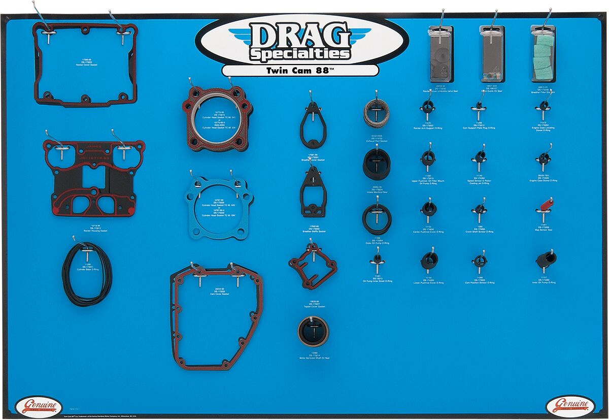 Drag Specialties Gasket Display Board Gasket Display Twincam