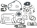 S&S Cycle V-Series Engine Rebuild Gasket Kit 4 S&S Cycle V-Series Engine Rebuild Gasket Kit 4
