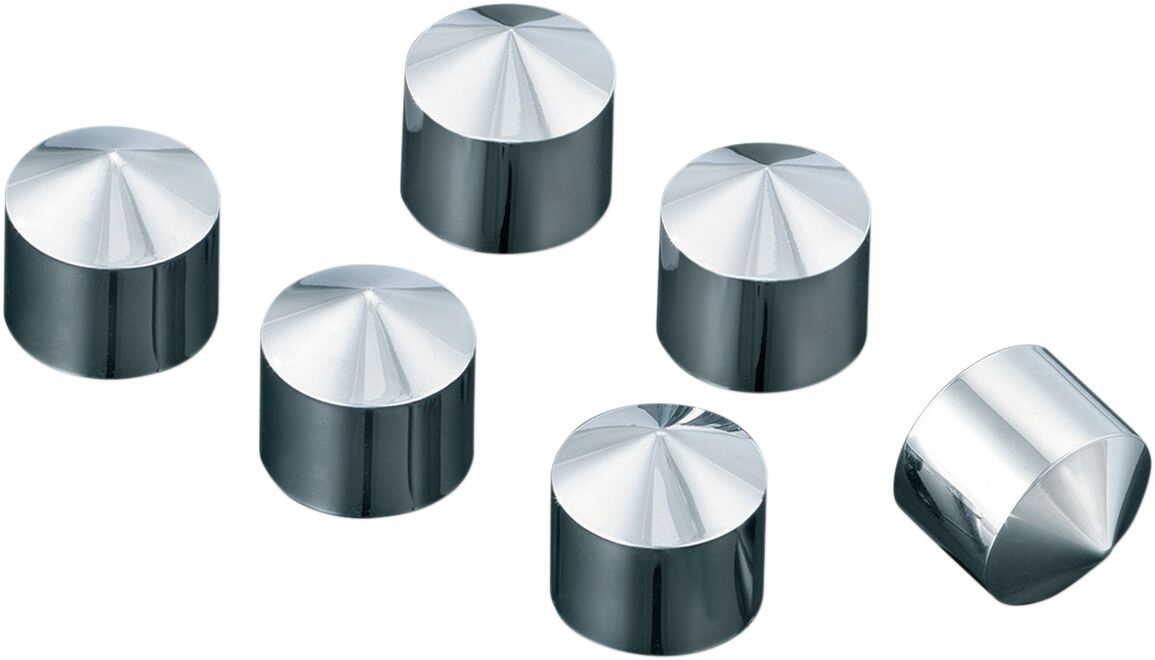 Kuryakyn Rocker Box Bolt Covers Chrome Cover Peak Rocker Bolt