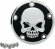 Drag Specialties Point Cover Skull 5-Hole Cover Point Chskull 5Hole