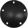 Drag Specialties Point Cover Flat Black 5-Hole Cover Pnts Fl Blk 99-17