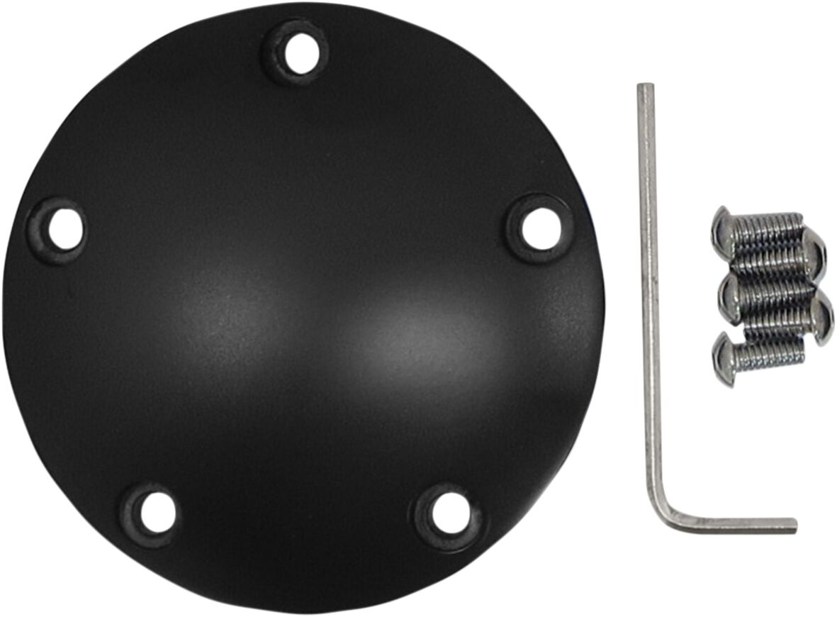 Drag Specialties Point Cover Flat Black 5-Hole Cover Pnts Fl Blk 99-17