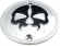 Drag Specialties Cover Points 2-Hole Split Skull Chrome Cover Pts Sp S