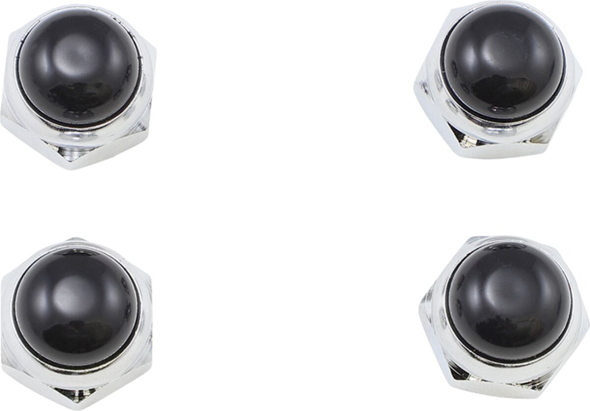 Eastern Motorcycle Parts Nut Rckr Shft Blk Cadium Finish 4Pk Nut Rckr