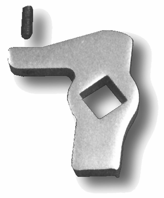 Adjustable kickstand leg stop FL/FX 36-86. Softail 84-up