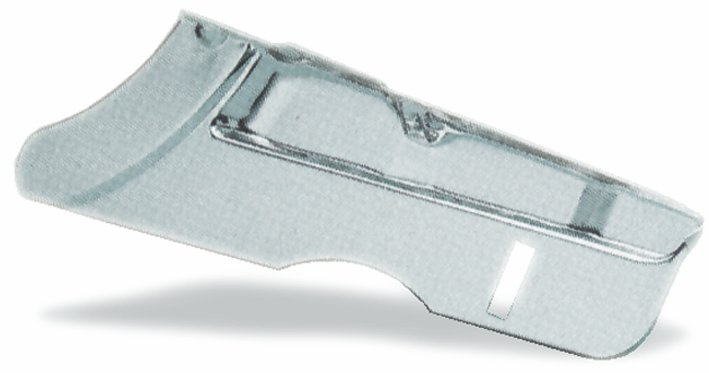 Belt guard, lower,  XL 91-03, chrome