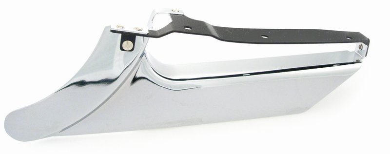 Belt guard, lower,  XL 04-up, chrome