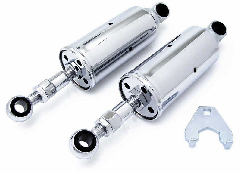 St�td�mpare Softail 89-99 justerbar l�ngd, kromade