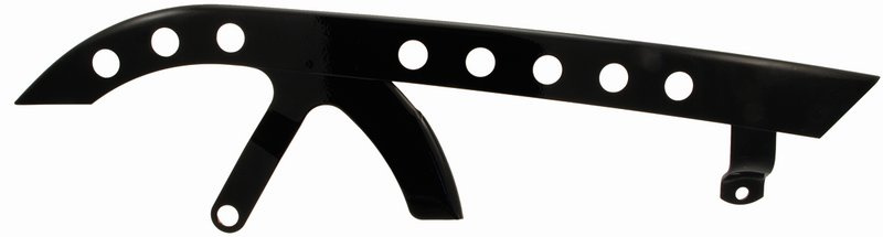Upper belt guard with holes XL 04-up, black