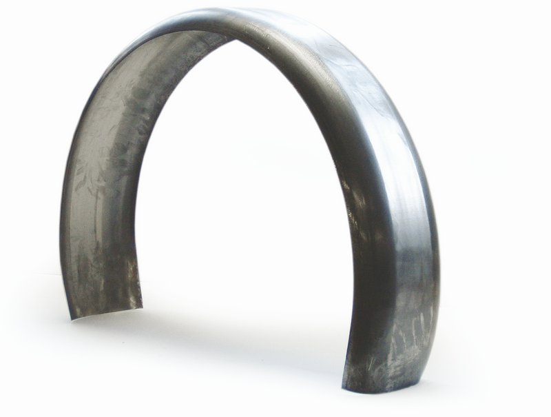 Front fender 140x650mm, with round profile
