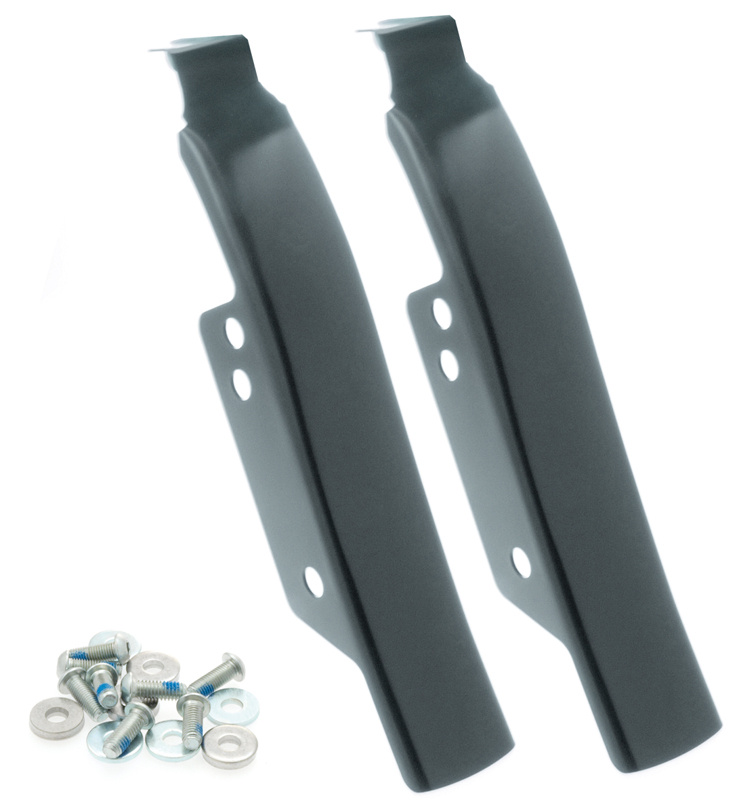 Sk�rmpanel Touring model 93-08 (ej FLHX) mellan sk�rm/packv�skor,svart